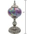 Hot Purple Mosaic Turkish Lamp - Without Bulb