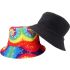 Tie-Dye Spiral Reversible Bucket Hat