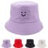 Smiley Emoji Embroidered Bucket Hat