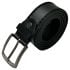 Belt for Men Parallel Double Stitched Mat Black Leather Mixed sizes