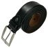 Men's Classic Jet Black Leather Belt - Mixed sizes