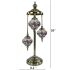 Tiffany style Turkish Lamps with 3 Globes - Without Bulb