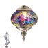 Rainbow Lights Turkish Mosaic Lamps with 5 Globes - Without Bulb