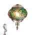 Green Lights Turkish Mosaic Lamps with 5 Globes - Without Bulb