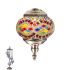 Colorful Diamonds Turkish Floor Lamps with 5 Globes - Without Bulb