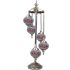 Vibrant Sunflower Turkish Floor Lamps with 5 Globes - Without Bulb