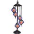 Vibrant Sunflower Turkish Floor Lamps with 5 Globes - Without Bulb