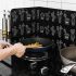 Splatter Screen for Frying Pan - Kitchen Backsplash Protector | Black