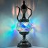 Blue Turkish Lamp with Pitcher Design - Without Bulb