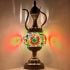 Green Vintage Turkish Lamps with Pitcher Design - Without Bulb