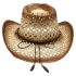 Hollow Breathable Straw Cowboy Hat