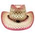 Pink Cowboy Hat with Beaded Band