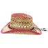 Pink Cowboy Hat with Beaded Band