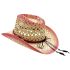 Pink Cowboy Hat with Beaded Band