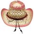 Pink Cowboy Hat with Beaded Band