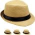 Casual Black Banded Trilby Fedora Hat