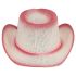 Pink Shade Kid Western Cowboy Hat in Paper Straw