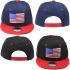 American Flag Adjustable Snapback Cap