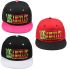 LA Embroidered Adjustable Snapback Cap