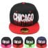CHICAGO Embroidered Adjustable Snapback Cap