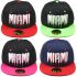 MIAMI Embroidered Adjustable Snapback Cap