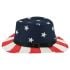 USA Flag Print Paper Straw Kid's Western Cowboy Hat in Bulk