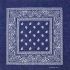 Navy Blue Paisley Bandanas