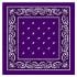 Purple Paisley Bandanas