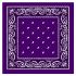 Purple Paisley Bandanas