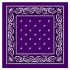 Purple Paisley Bandanas