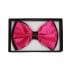 Black & Hot Pink Two Tone Bowtie