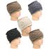 Cable Braided Woven Winter Headbands for Women