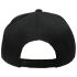 Rainbow Strip Plain Black Snapback Cap