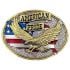 USA Flag Eagle Belt Buckle