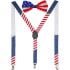 American Flag AB Suspenders Set