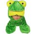 Plush Frog Hats with Paw Mittens
