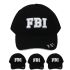 FBI Embroidered Black Baseball Cap
