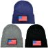 Beanies with USA Flag Patriot Design