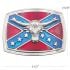 Confederate Flag Belt Buckle Eye-Catching Bull design