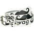 Belts Swag and Mustache on White for Kids