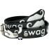 Belt Swag and Mustache on Black for Kids