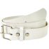 White Buckle Belts for Adults - Medium size