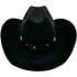 Felt Cowboy Hats with Little Flower Design Band - Black, Khaki & Cream