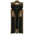 Adjustable Bowtie Suspender Set for Kids - Elastic Y-Back Design with Strong Metal Clips - Black
