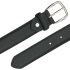 Dress Belts Stitched Black Leather for Kids Mixed sizes