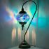 Blue Sky Handmade Mosaic Lamps with Swan Neck Style - Without Bulb