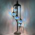 Blue Star Turkish Floor Lamps with 5 Globes - Without Bulb