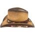 Brown Cowgirl Hats with High Quality Floral Embroidered Band and Buckle - Cowboy Hats