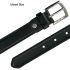 Dress Belts Quality Black Stitched for Kids Mixed size