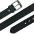 Casual Belts for Men - Classic Black Faux Leather Belt